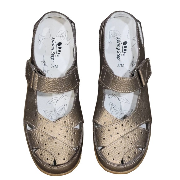 Spring Step Streetwise Shoes in Bronze Size 37 or 6.5/7 - Picture 1 of 6
